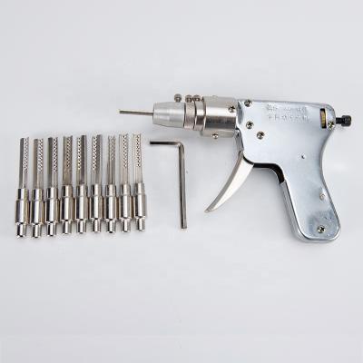 China Simple Operation Wholesale Locksmith Supplies Professional Trigger Lock Pick Gun Iron Locksmith Pick Tools Lock Pick Set With Gun for sale