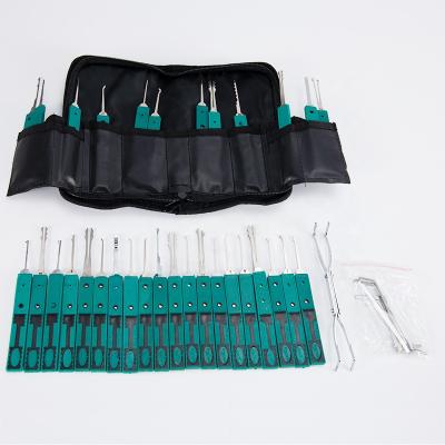 China Simple Operation Trustworthy Supplier Wholesale Locksmith Supplies 24pcs Locksmith Lock Pick Tools Set 24 Pcs Locksmith Gift Training Sets for sale