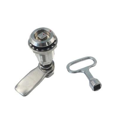 China 304 KERONG 304 Stainless Steel Metal Rectangle Key Cylinder MS816 Cabinet 2 Bit Cam Locks MS816 for sale