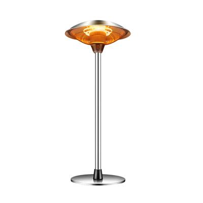 China SF-2200D 1kw 2.2kw Home Electric Halogen Table Top Patio Heater 63*63*39cm for sale