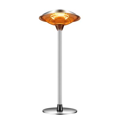 China SF-1500D Hotel Patio Outdoor Indoor Small Mini Round Desktop Halogen Heater for sale