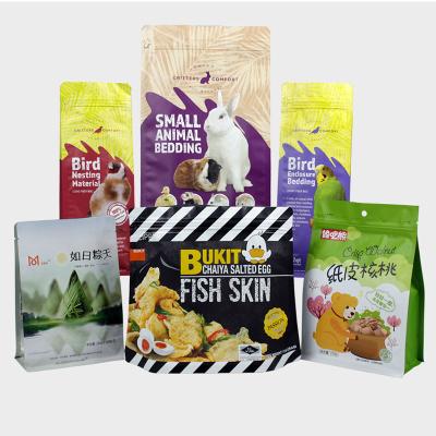 China Safety MOQ 500pcs Digital Printing Resealable Pet Treat Food Stand Up Zipper Pouch Bag For Pet Food Packaging for sale