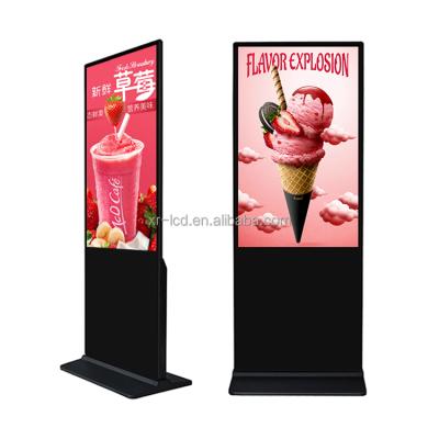 China Indoor Android System Floor Standing 49 Digital Signage Totem Led Screen Advertising Player for sale