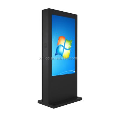 China 75 inch lcd monitor digital pollici outdoor digital signage totem 65 inch hd floor standing digital signage advertising player for sale