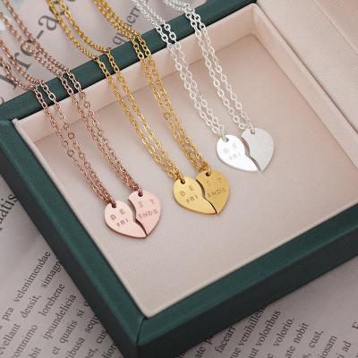 China 18k Gold Stainless Steel TONGLING FASHIONABLE Pendent Necklace Women Delicate Initial Men With Pendant Necklaces for sale