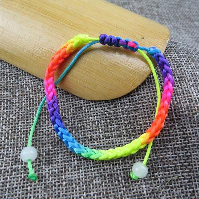 China TONGLING woven bracelet accessories women custom jewelry FASHIONABLE qr code adjustable crystal bracelets color bracelets for sale