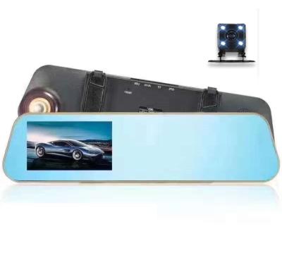 China Newest Bluetooth car hd 128G 48 hours automobile data driving recorder 4g camera mirror wifi h460 for sale