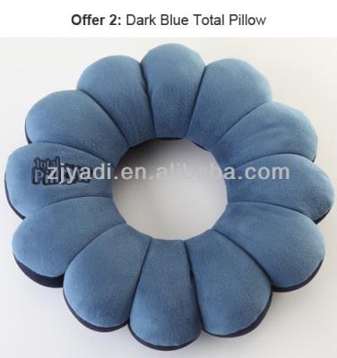 China Donut Anti-Decubitus cushion, twist pillow, neck pillow, soft pillow, flower cushion, travel pillow with embroidery for sale