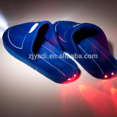 China Front&Rear Four LED Anti-slippery Slipper, LED Night Light Slipper, Emboridery Slipper for sale