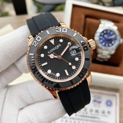 China Luxury Good Quality Luxury Famous Stainless Steel Sapphire Mirror Mechanical Watches Glass Men's Brand Automatic Watch for sale