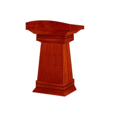 China Wood Veneer Gluing Factory Price Classic Wood Veneer Conference Table MDF Podium for School and Meeting Room for sale