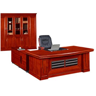 China A-13 China extendable hot sale classic luxury office furniture l shape boss office wood table for sale