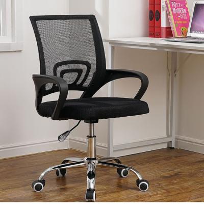 China Cheap Wholesale Ergonomic Executive Chair Victory Price Factory Wholesale Adjustable Metal Legs Mesh Swivel Fabric Office Chair Mid-Back for sale