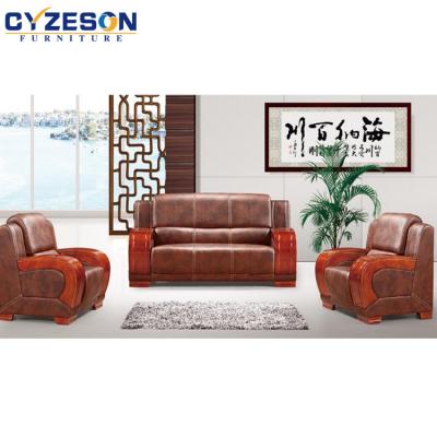 China Modular PU Frame Office Reception Chair Waiting Room Bench Visitor Sofa Leather Wooden Guest Sofa Seat for sale