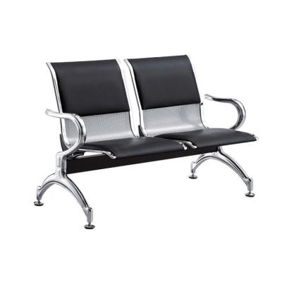 China Modern bus station hideaway two seater half cushion PU airport chair for sale for sale