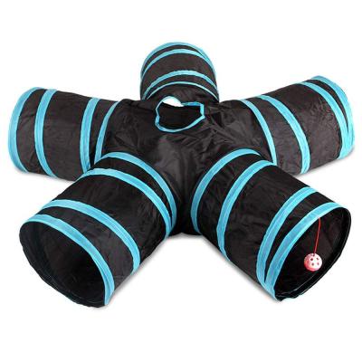 China Amazon Success Factory Stocked Interesting Multiple Styles New Folding Cat Toy Tunnel Cat Tunnel Cat Toy for sale