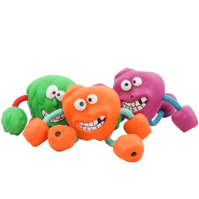 China Amazon Factory Success Funny Rubber Clean Dog Toys Wholesale Clean Funny Dog Toys Amazon Factory Teeth Dog Toy Rope Stocked Bulk Toy for sale