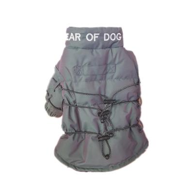 China Amazon Hot Sale Factory Stocked Wholesale Winter Keep Warm Drawstring Down Jacket Pet Clothes Dog Clothes Large Dog Luxury Dog Clothes for sale