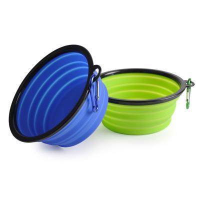 China Viable Success Factory Amazon Wholesale Color Can Be Customized Collapsible Collapsible Dog Bowl Travel Dog Bowl Portable Dog Bowl for sale