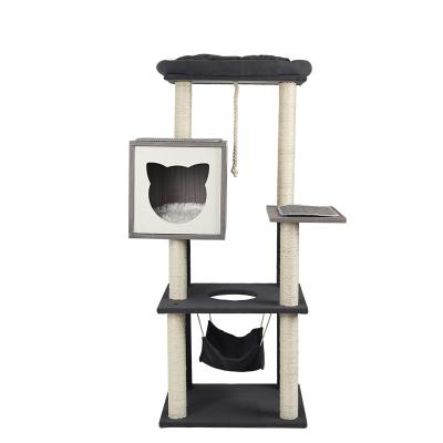 China Stored Amazon Success Factory Wholesale Durable Cat Tree Housing Interesting Interesting Floor To Ceiling Cat Tree for sale