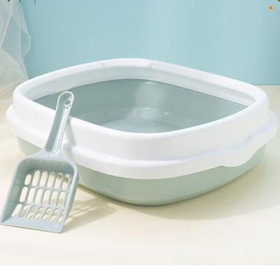 China Stored Pet Supplies Cat Litter Box Pet Product Large Space Cat Toilet Cat Litter Box for sale