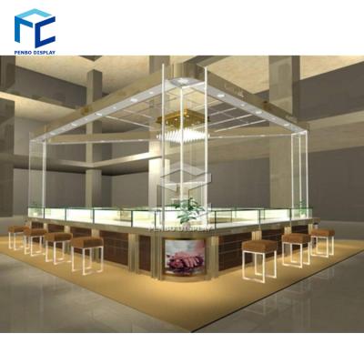 China Modern Or Customize Luxury Style Jewelry Shop Design Glass Display Furniture For Jewelry Shop for sale