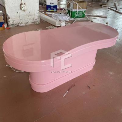 China Interior Design Cosmetic Ideas Fashion Store Luxury Makeup Display Cabinet With Waterproof Cosmetic Display Case for sale