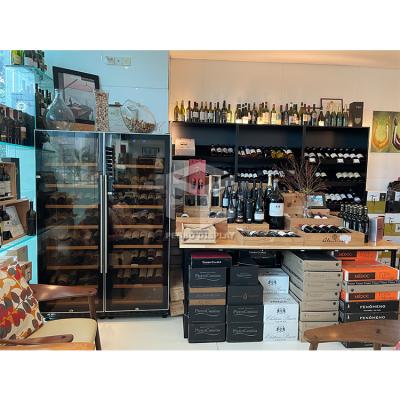 China Environmental Friendly Commercial Wine Store Furniture With Store Cabinet for sale