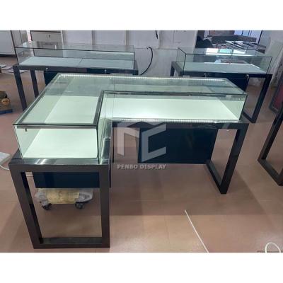 China Modern Or Customize Standard And Customized Aluminum With Led Light Glass Display Showcase for sale