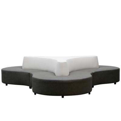 China Round modern design living room sofa living room furniture round sofa such as bookcase customizable size for sale