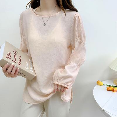 China Anti-Wrinkle Ready To Ship Fashion Ladies Shirt Long Sleeve for sale