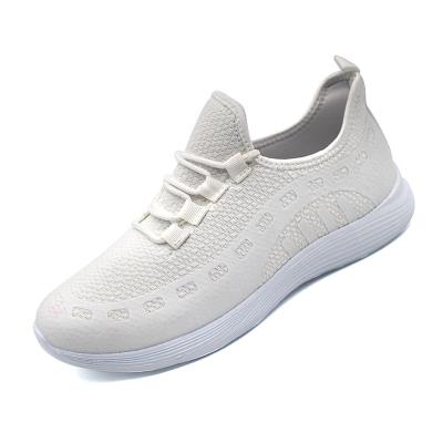 China EVA Black/Blue/Red/White Knit Low Top Cement Women Shoes With Cheap Price for sale