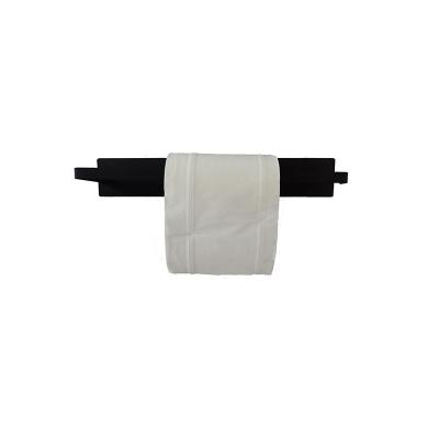 China Sustainable Simple Black Wall Bathroom Paper Tissue Hooks Hanging For Home Or Hotel for sale