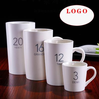 China 12-20 Ounce Sustainable Creative Ceramic Coffee Mug Set Couple Mug Custom Logo Size Mug for sale