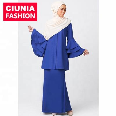 China CMJ01# Islamic Women Dress Baju Kurung Muslimah Newest Simple Simple Design Abaya Kebaya S~3XL/Customized for sale