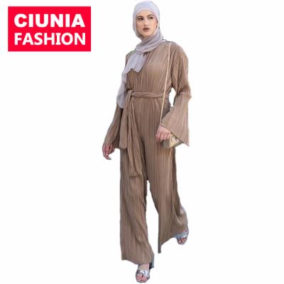 China 1635# Fold Jumpsuit Abaya Muslim Dresses Malaysia Islamic Clothing Free Size / Customize for sale