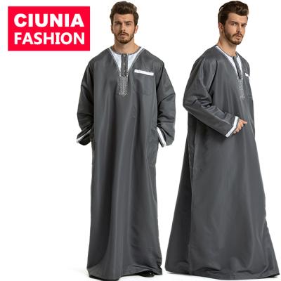 China 0007# Arab Muslim Men's Islamic Clothing Jubba Thobe Scarf For Men S-3XL/Customized for sale