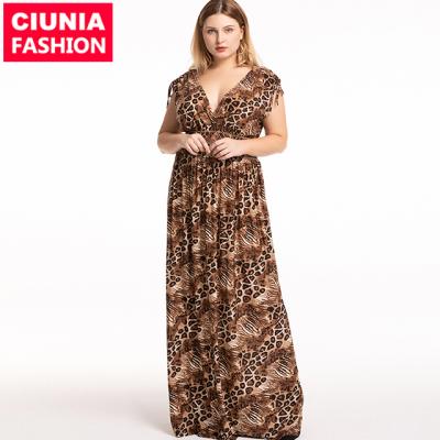 China Lady Maxi Casual Boho Dress Plus Size Women's Long Beach Dresses 5091# Summer Anti-Static Clothing Bohemian for sale