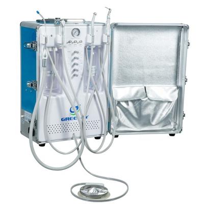 China PROFESSIONAL DENTAL CE Approved Portable Dental Unit Mobile Dental Unit With Compressor for sale