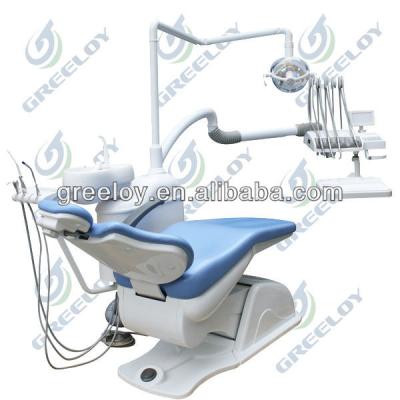 China Metal Electric Dental Chair With Big Working Lamp for sale