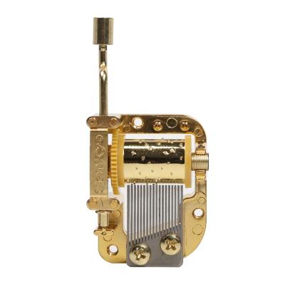 China New Metal Promotional Gifts Crank Handle Musical Music Box for sale