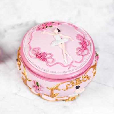 China Resin ballet doll resin music box special birthday gift for children's girlfriends for sale