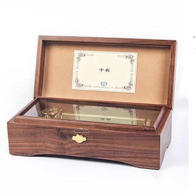 China Wooden 78 Tone Collectible Music Box Customize Your Own Music Box for sale