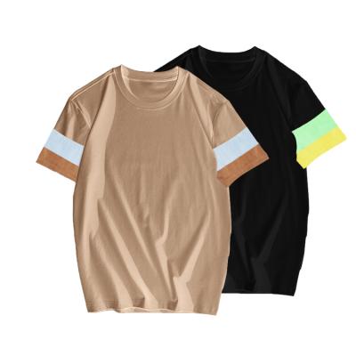 China Anti-Wrinkle Makers Sell Well Streetwear Knitted Cotton 100% Quilting Short T-Shirts T Shirts Mens Custom for sale