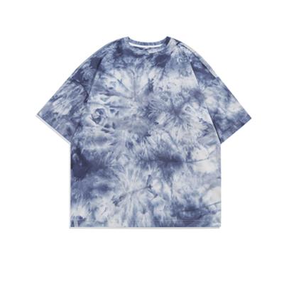 China Vintage Custom Men's Tie Dye T-Shirts Anti-Wrinkle Cotton Slim Fit Custom Style Multicolor Tye Dye T-shirts for sale