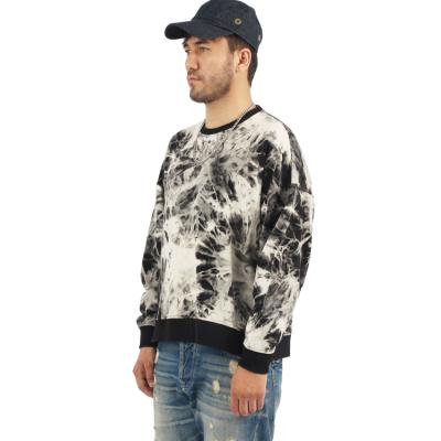 China Anti-wrinkle Factory Cotton Tie Dye Hoodies Men's Oversized Hoodies 100% custom logo for sale