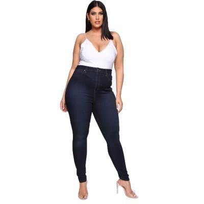 China 2021 New Arrival Breathable Plus Size 4Xl 5Xl 6Xl 7Xl Jeans Pants For Ladies Woman Jeans for sale