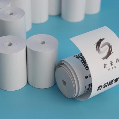 China POS Printer 100 Rolls A Box Of 57mm*40mm Thermal Paper Blank Spools for sale