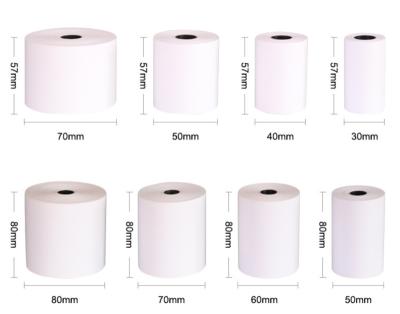 China Small POS Printer Manufacturer Large Pipe 23*26 Tube Core Price Processing Thermal Paper Roll Cash Register Paper for sale