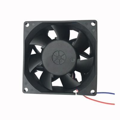 China Machinery Repairs Workshop 5500 High Rpm Air Flow DC 12V 24V Waterproof Fan 80 x 80 x 38 mm For Outdoor Use for sale